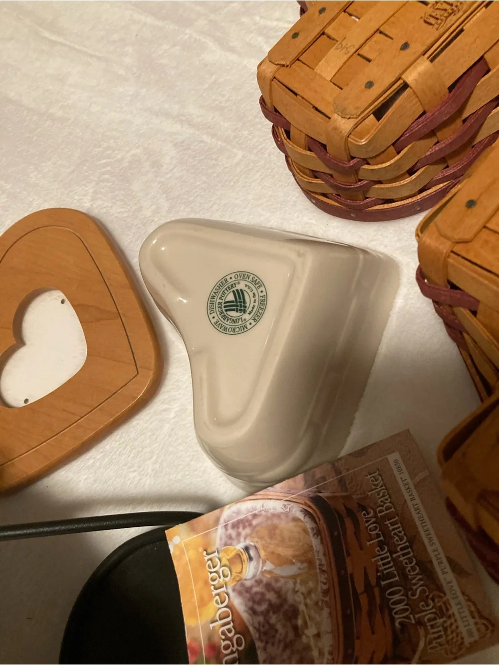 Longaberger assorted heart